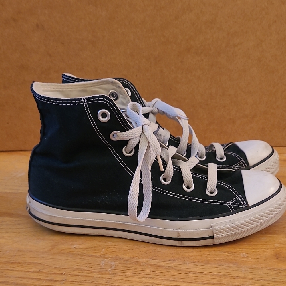 Classic Black High-Top Sneakers